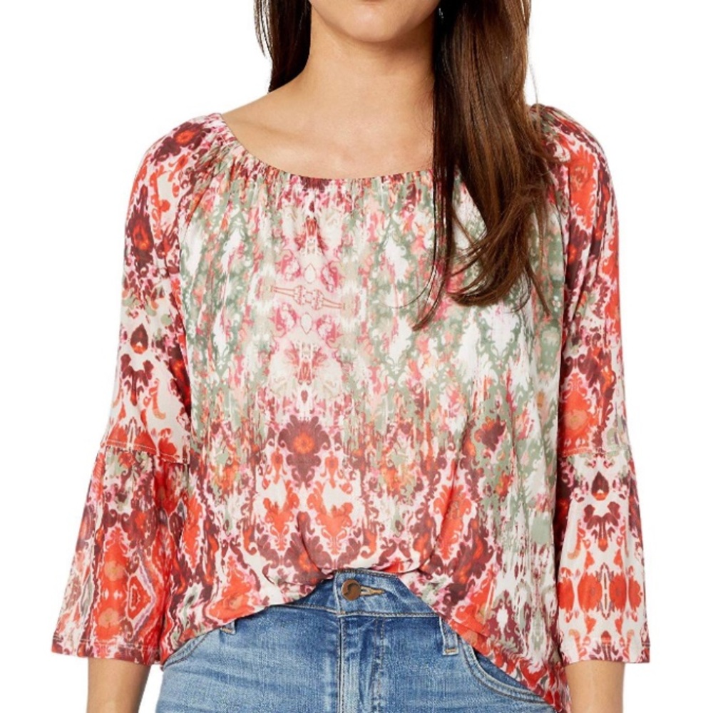 Tribal peasant top Nectar XXL NWT